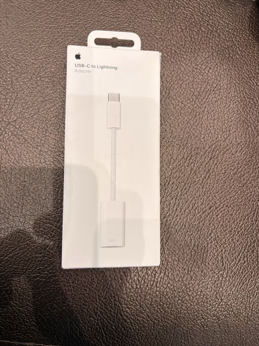Adaptor Original Apple USB-C to Lightning MUQX3ZM/A - Sigilat
