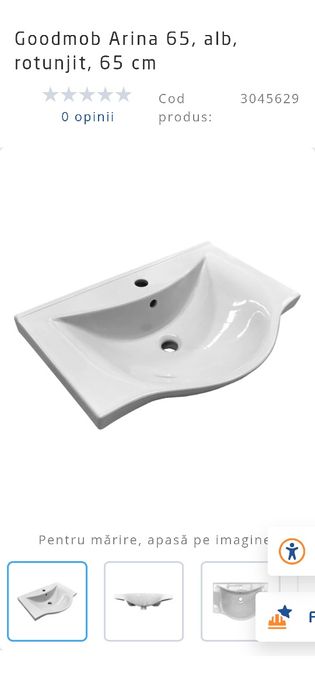 Lavuar chiuveta baie