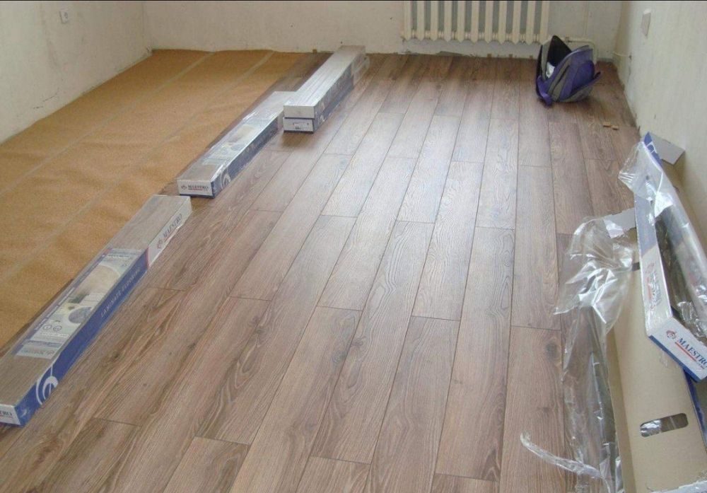 Укладка ламината от 1500