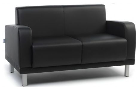 Диван черный экокожа