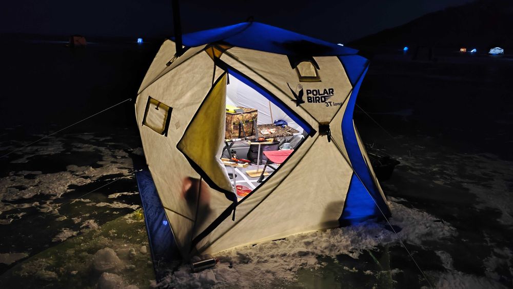 Палатка Polar Bird 3T long с полом