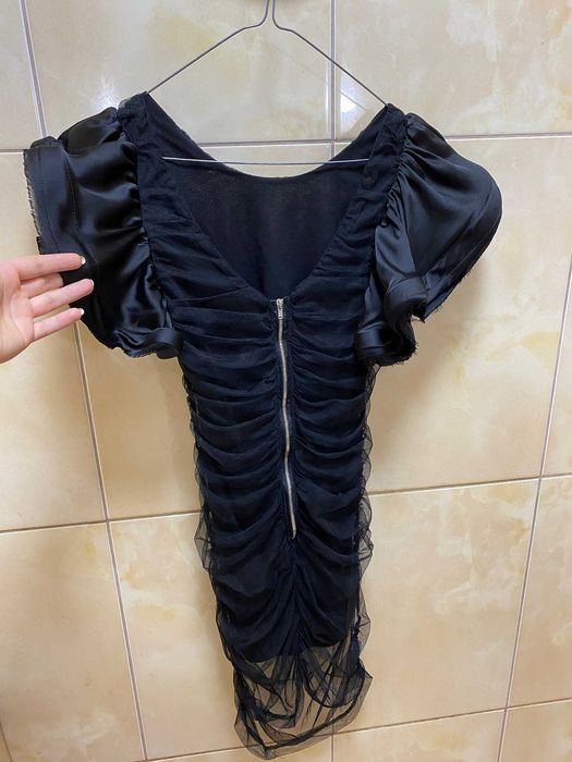 Rochie Neagra Ocazie Mulata S Fermoar