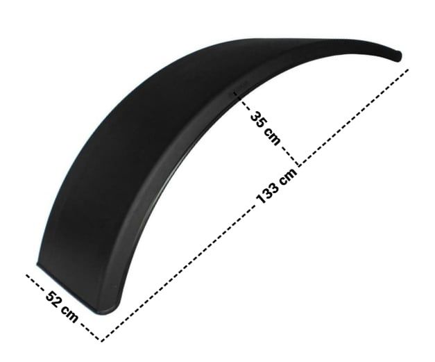 Пластмасов калник за трактор, селскостопанска машина 133см DOMAR