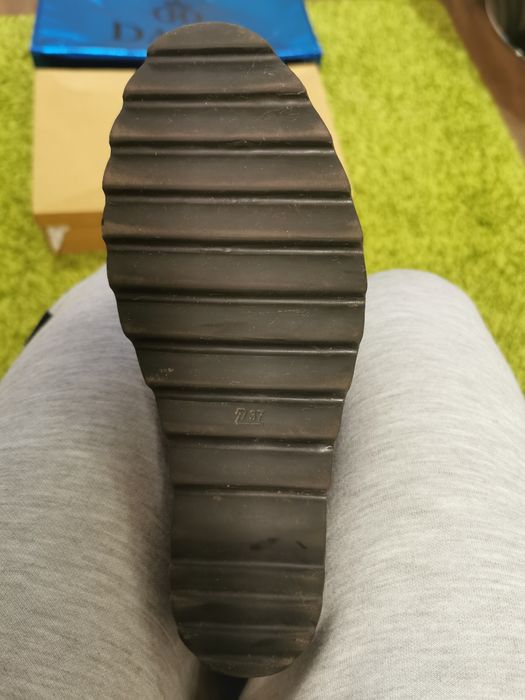 Дамски ботуши от естествена кожа велур Daris 37