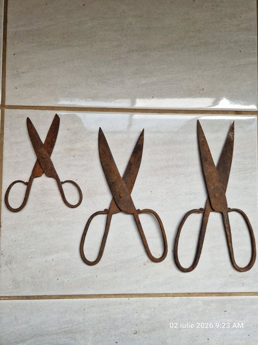 Foarfece vechi lucrate manual
