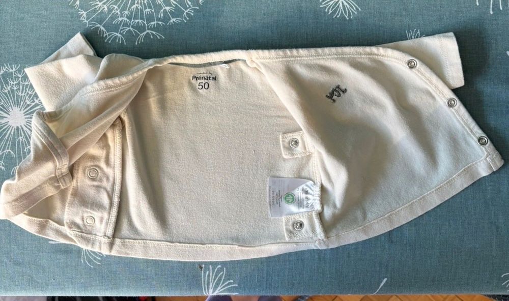 Блузки за новородено момче размер 50 prenatal  пренатал, сет, лот