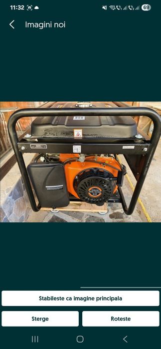 Generator profesional produs în Germania 7 kw, nou;