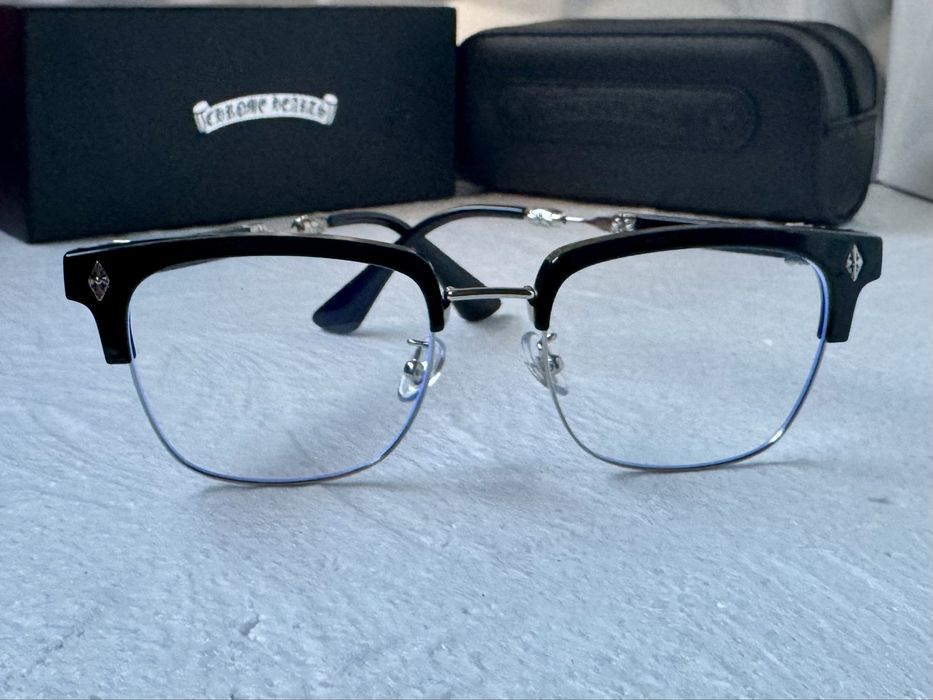 Очила за компютър Диоптрични рамки прозрачни слънчеви chrome hearts