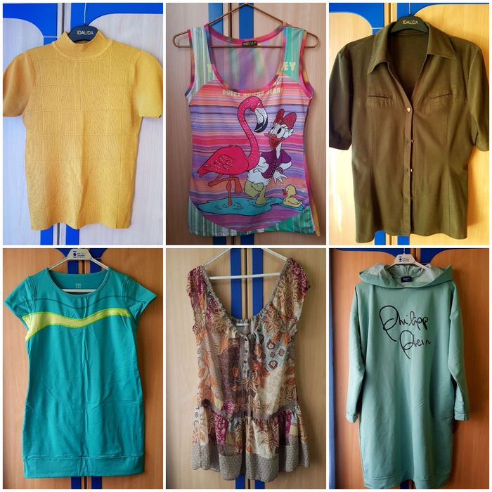 Блузки Кофты Туники Футболки Рубашки Поло Майки и Спорт.одежды