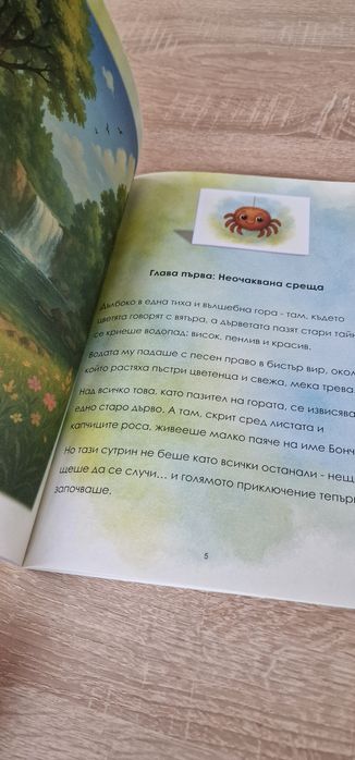 Детска книга - Приключенията на паяка Бончо