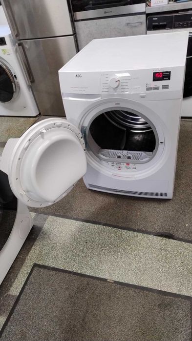 A+++ Сушилня с термопомпа AEG-АЕГ 8 кг Direct Drive SensiDry ProSense