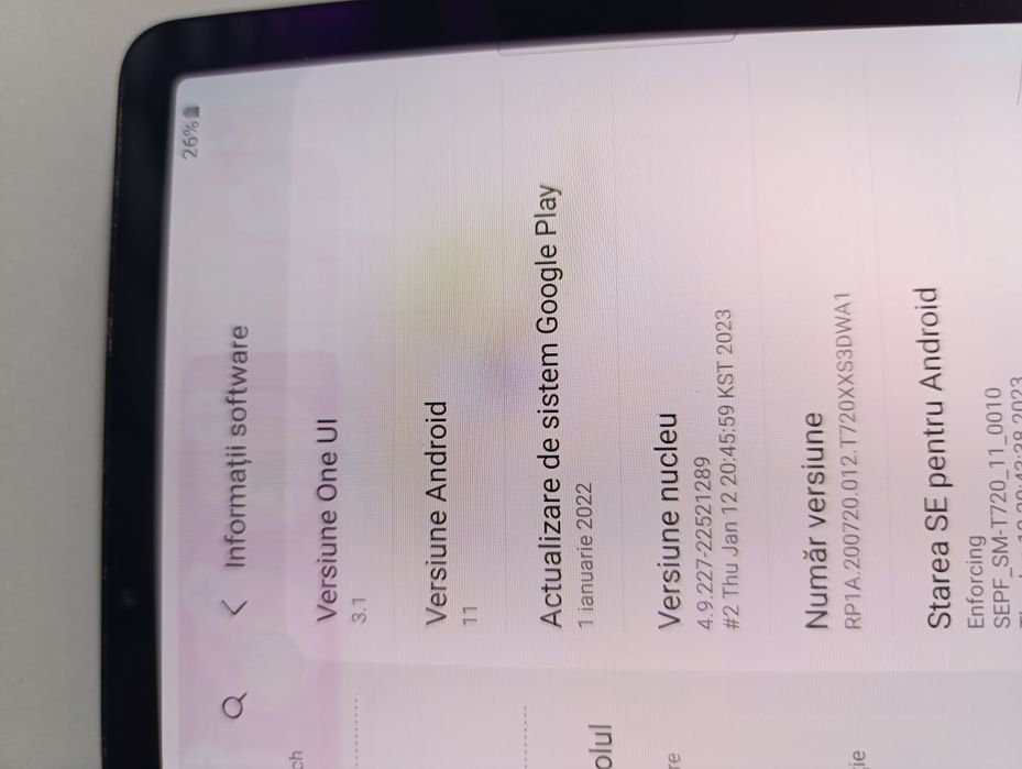 Tableta 10 inch performanta samsung tab S5e  64 gb cu 4gb ram