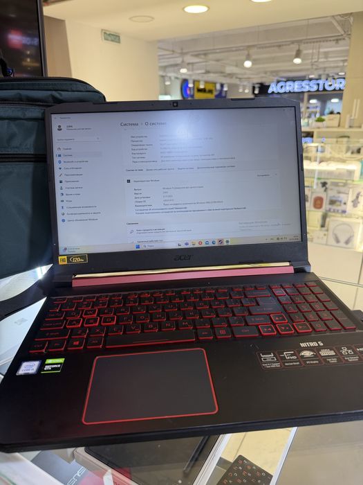 Ноутбук Aser nitro 1 терабайт ssd