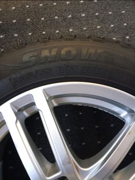 Set jante+cauciucuri 225/55 R17