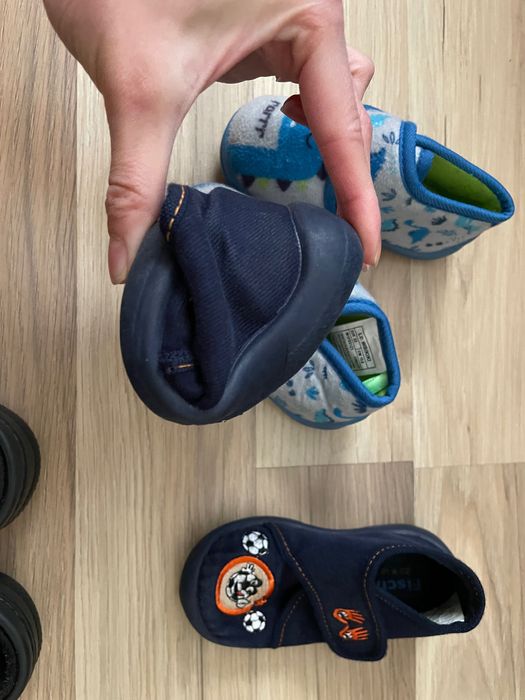 Пантофки 3 чифта, 22 размер