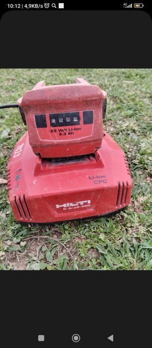 Hilti zaryadnik bateryekasi bilan