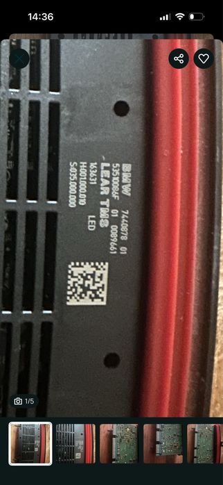 Бмв Bmw full led  Bi Xenon facelift  модули модулTMS F10 F01 X5