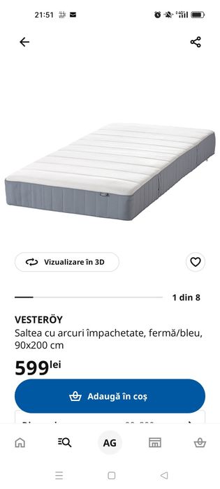 Pai suprapus Ikea + saltele
