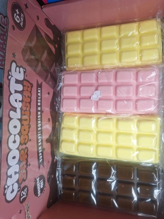 Антистрес Скуши Шоколад (Chocolate Bar Squishy) – Супер меки блокчета