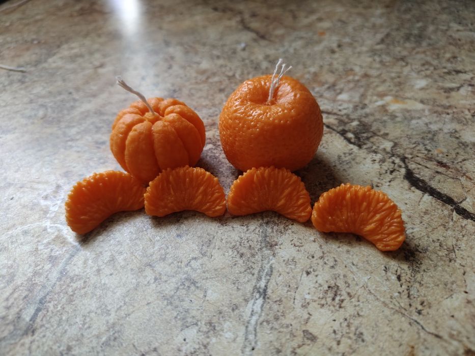 Свечи мандарины (мандаринки)