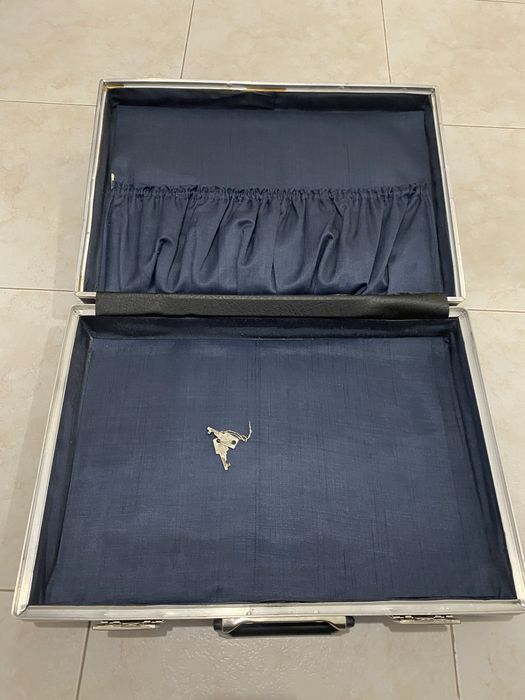 Ретро кожен куфар - винтидж стил, 40/30 см