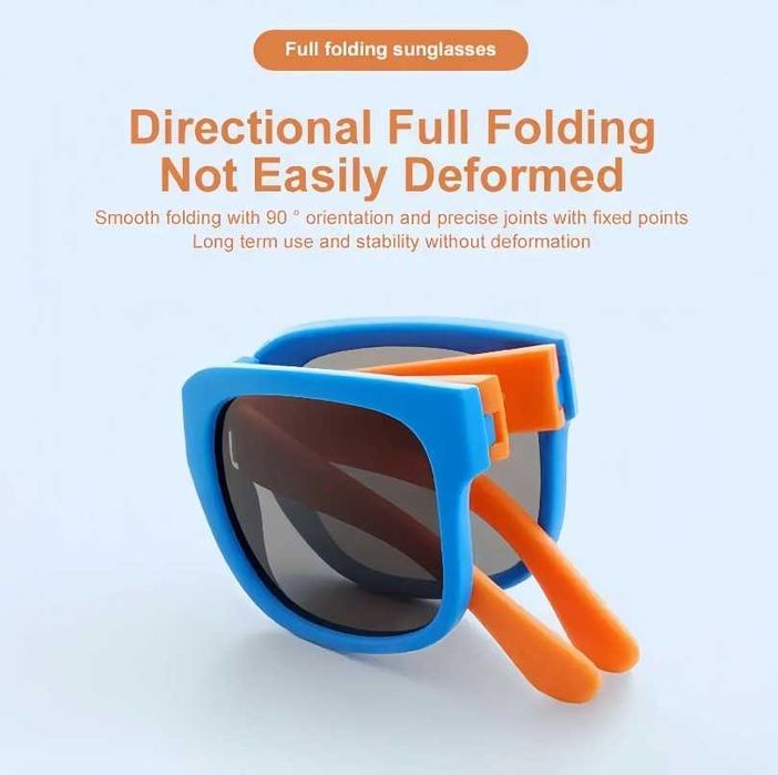 Ochelari de soare copii, Polarizati, UV400, Lentila HD,Carcasa Antisoc