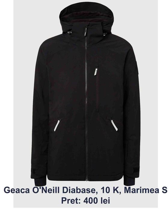 O'Neill Diabase, Black Out, ski, snowboard, 15k,M, noua.