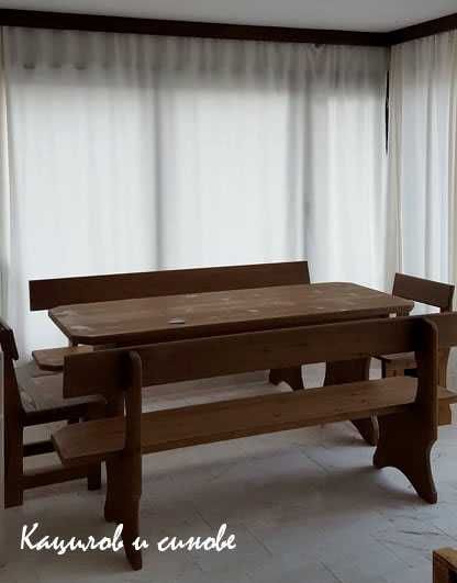 Маса с пейки от Бял Бор