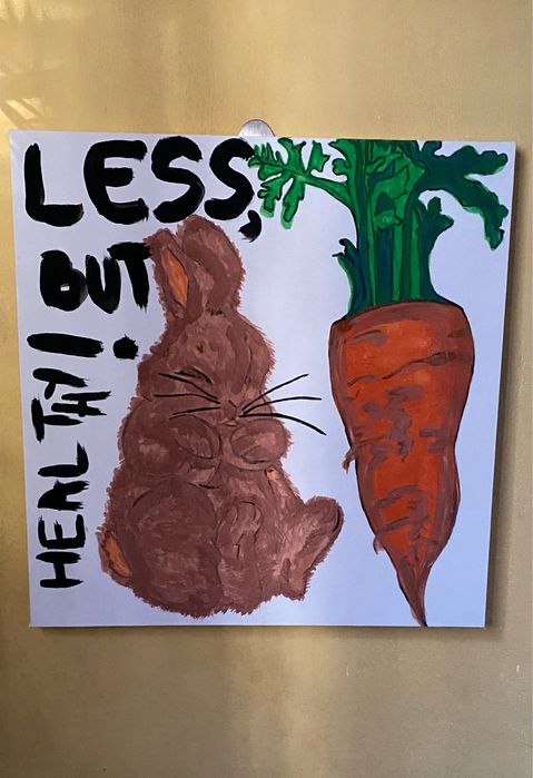 Tablou « less, but healthy! »