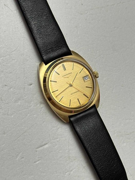 CEAS AUR 18K LONGINES - Cal. L633.1 - Gold Textured Dial - 1976 - 16g.
