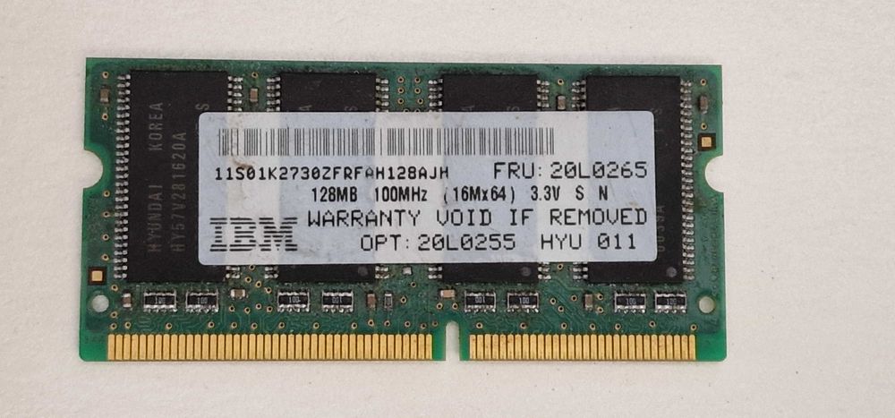 RAM памети за лаптоп IBM 128 MB