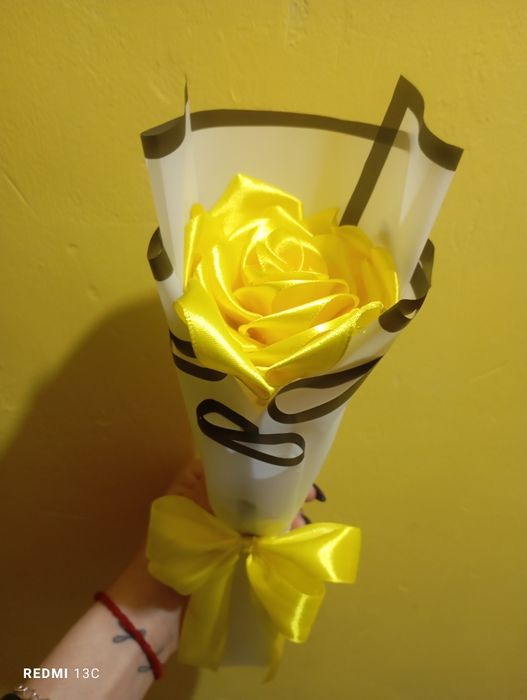 Сатенени вечни  букети