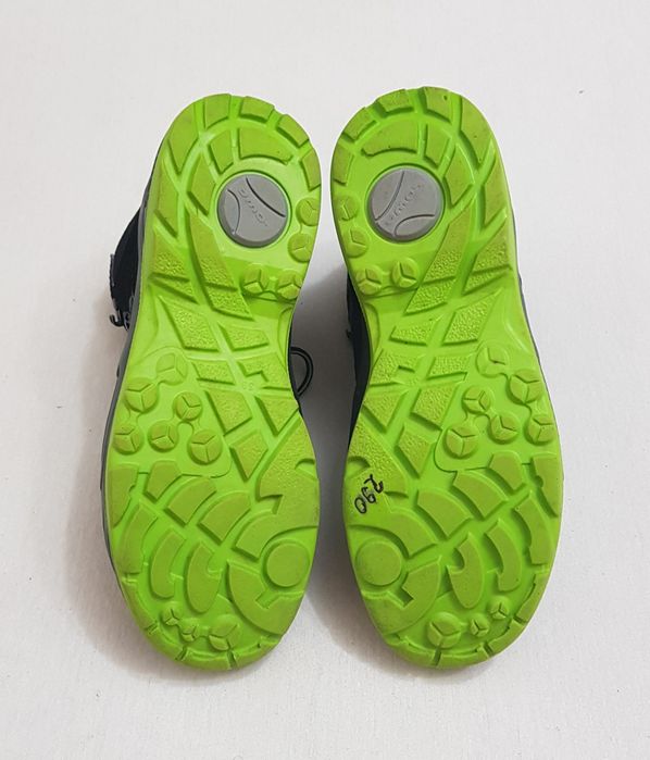 Ghete Lowa Innox Gore Tex Mid negru - verde lime, Nr. 39 EU unisex