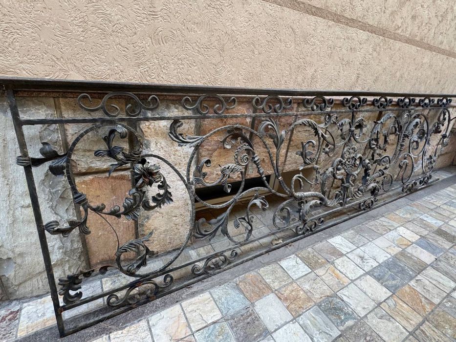 Перила, ограждения, металл Б/у.