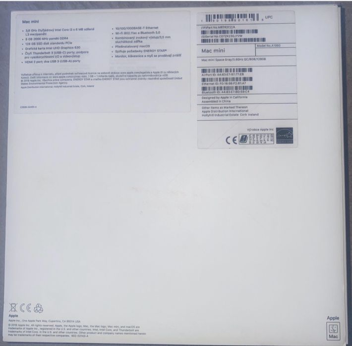 MacMini 2018 sistem complet