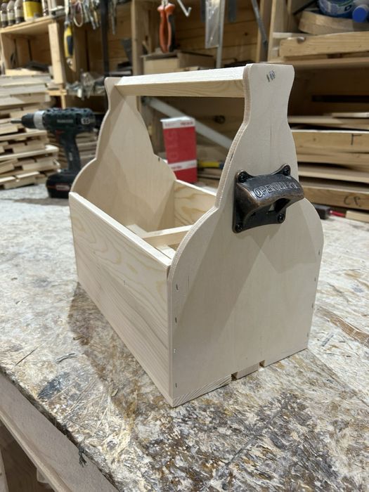 Щайга/кошница (six pack)за бира ръчна изработка