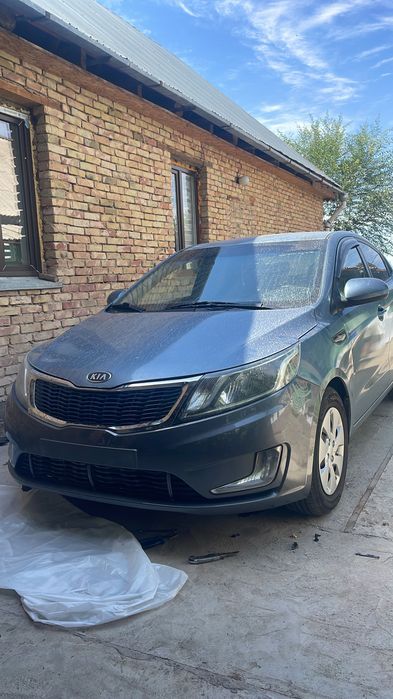 Kia rio 2014 бампер передний