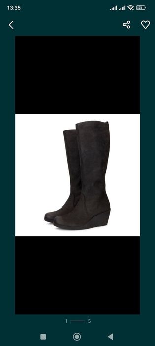 Сапоги Ecco 41 р демисезонные