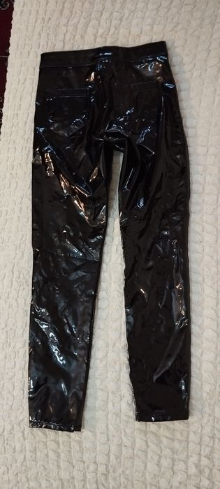 Pantaloni din vinilin Asos Denim 28