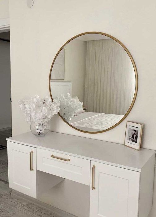 Зеркало круглое 80*80см зеркало большое круглое на стенное думалокойна