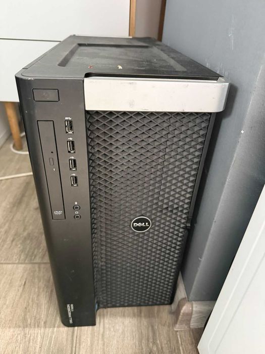 Workstation Dell Precision T7600 2 × Intel Xeon E5-2670 96 GB RAM DDR3 SSD 256GB Nvidia NVS300