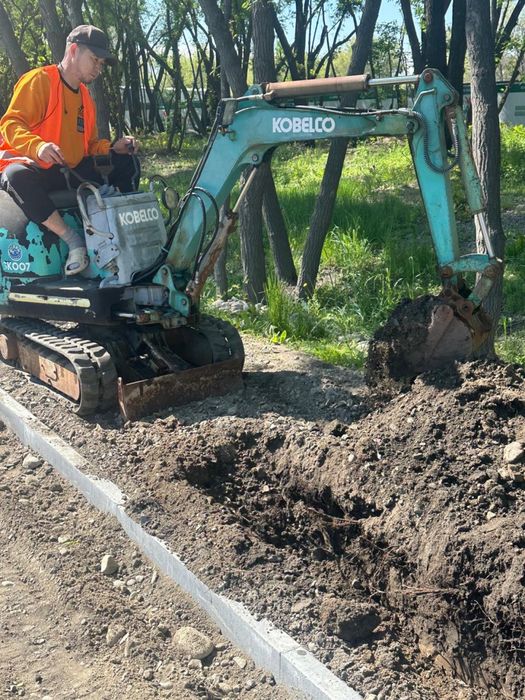 Услуги аренда мини экскаватора