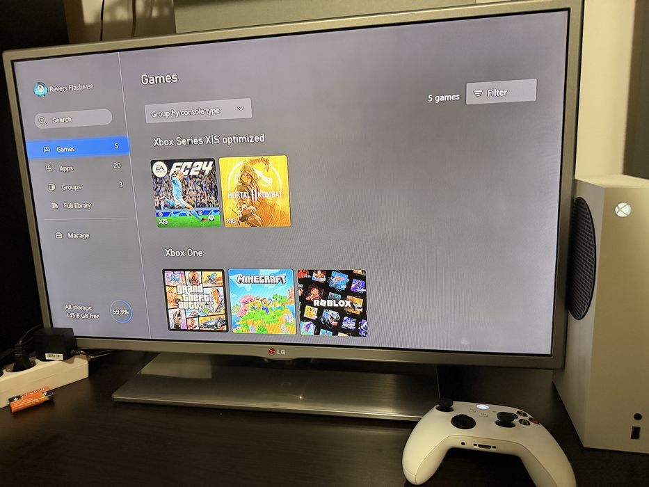 Consolă Xbox Series S - Stare excelentă + Controller original