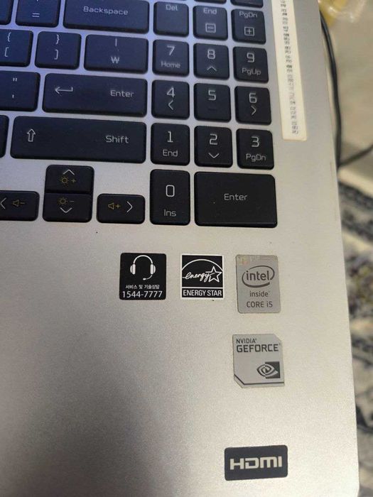 Notutbuk LG Core I5 6/1-tera NVIDA