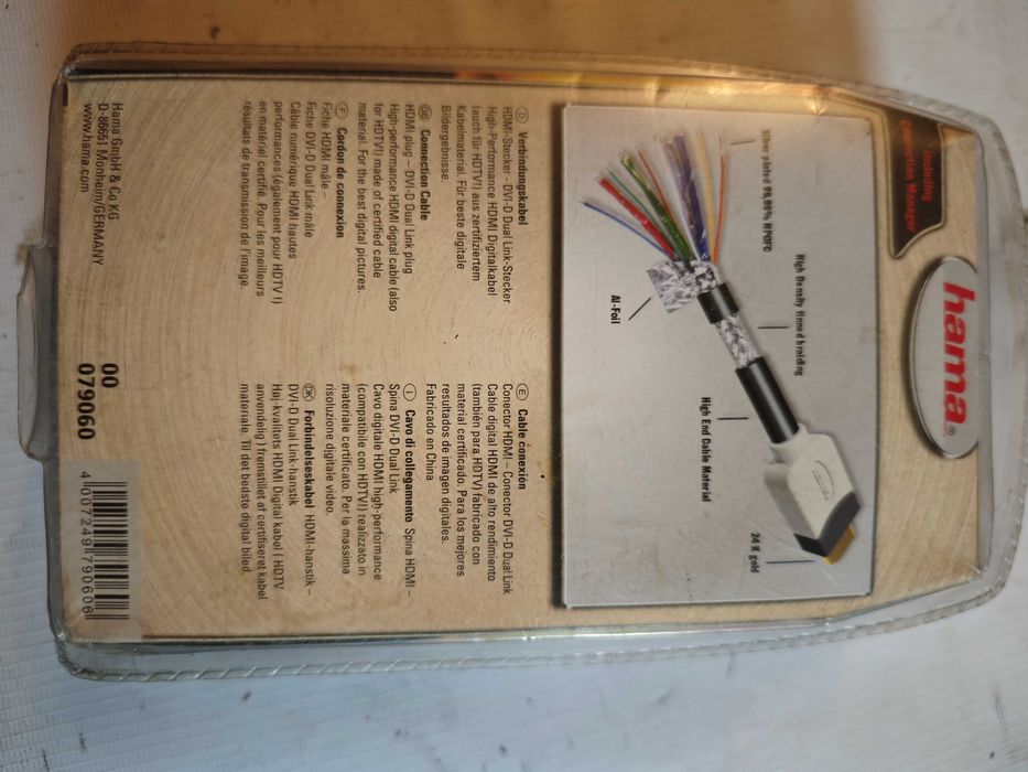 Кабель HDMI-dvi-d