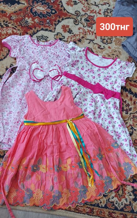 Платья для девочки 300тнг.
