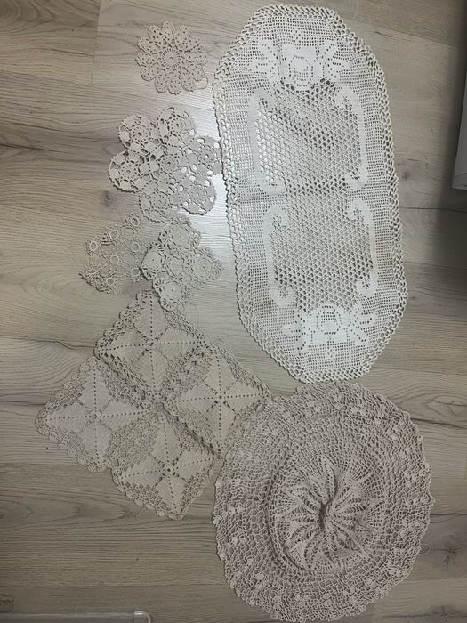 Ръчно плетени карета различни размери и форми