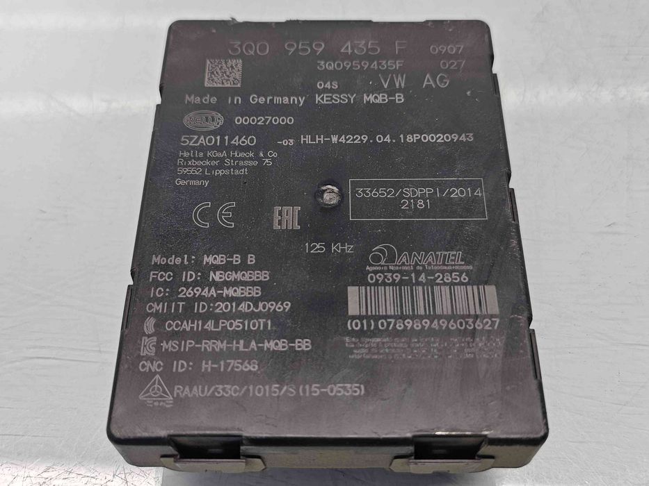 Modul control Keyless Entry Volkswagen Passat B8 (3G2) [Fabr 2015-pre