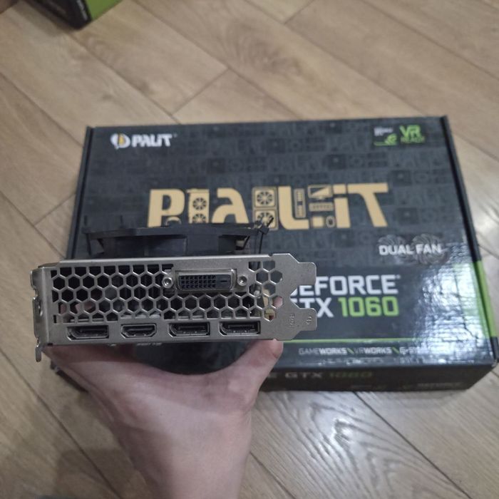 Видеокарта  Palit 1060 6gb