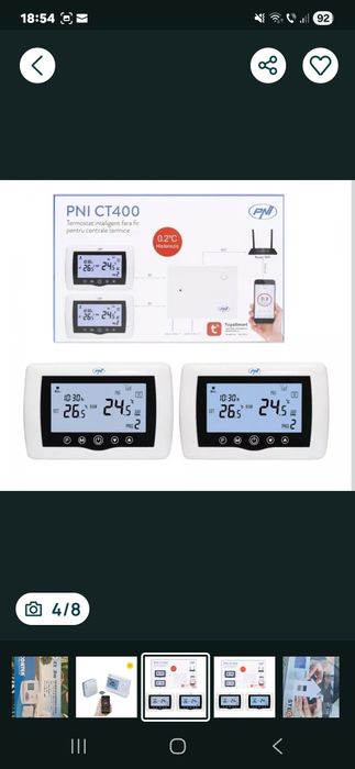 Montaj termostat ambiental Wireless